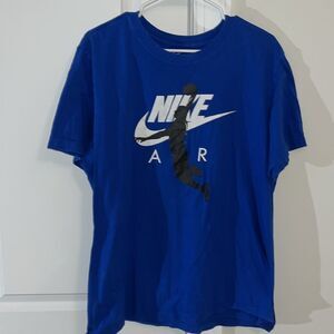 Nike Air Men's Blue Graphic T‑Shirt